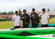Bersama Bupati Soppeng, Irdam XIV/Hasanuddin Resmi Tutup TMMD Ke-127 di Desa Jampu kabupaten Soppeng 