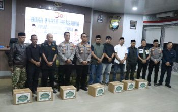 AKBP Aditya Apresiasi Peran Jurnalis, Polres Gelar Buka Puasa Bersama di Aula Tantya Sudhijarati