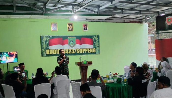 Kodim 1423/Soppeng Gelar Buka Puasa Bersama Insan Pers, Perkuat Sinergi untuk Kondusivitas Daerah