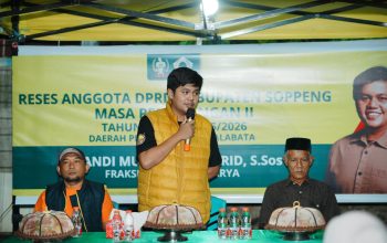 Di Bawah Tenda Reses, Suara Rakyat Mengalir: Dari Air Keruh hingga Jalan Gelap di Soppeng