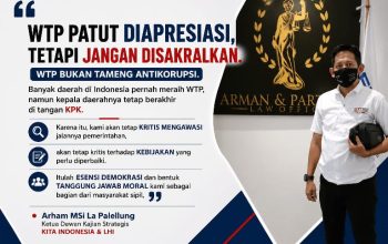 “Arham La Palellung: WTP Bukan Tameng, Kontrol Publik Tidak Boleh Bungkam”